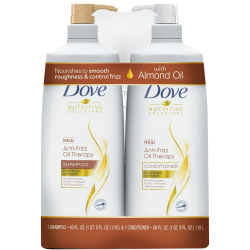 Dove Anti-Frizz Oil Therapy Shampoo & Conditioner